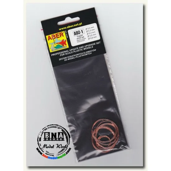 Aber ADZ-1 Wires Set (Diameter 0.2mm; 0.3mm; 0.4mm; 0.5mm; 0.6mm, Length: 1 meter each)