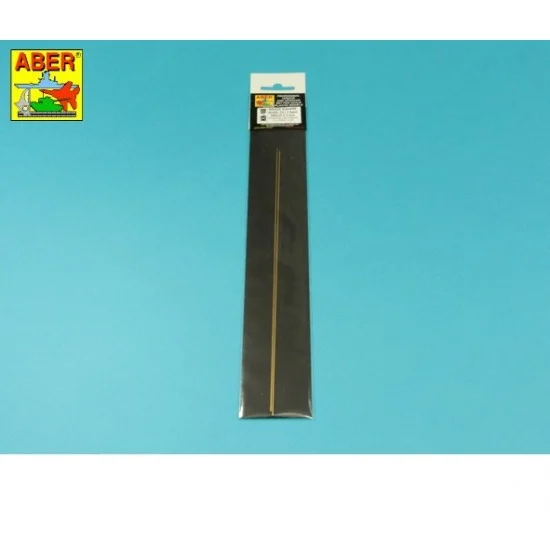 Aber KR10 Brass Square Rods (diameter: 1.0mm, length: 245mm, 2pcs) - Hobby Tools & Supplies