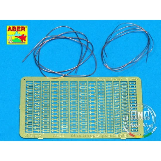 Aber R-22 Mini Hinges (Workable) for Various Scales