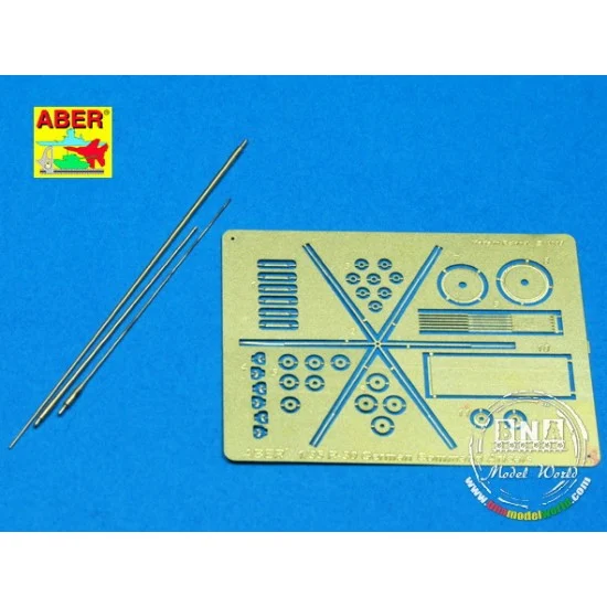 Aber R-30 1/35 2m, 1.8m & 1.4m Aerials for German Command Tanks