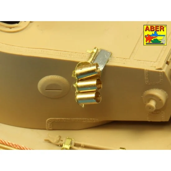 Aber R-34 Smoke Discharges for 1/35 Tiger I,Panther A/D,Panzer IIIL/IVG,Luchs,Puma (Universal)