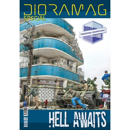 Abrams Squad Magazine DIOS01 Dioramag Special: Takehisa Shimotani "Hell Awaits" (92 pages, English) - Modelling Publication