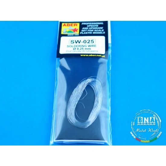Aber SW-025 Soldering Wire (Diameter: 0.25mm, Length: 10m)