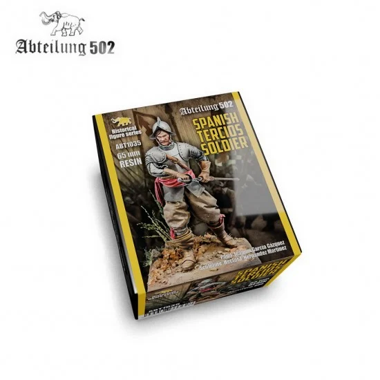 Abteilung 502 ABT1035 65mm Scale Spanish Tercios Soldier, First Half of the 17th Century - Model Figures