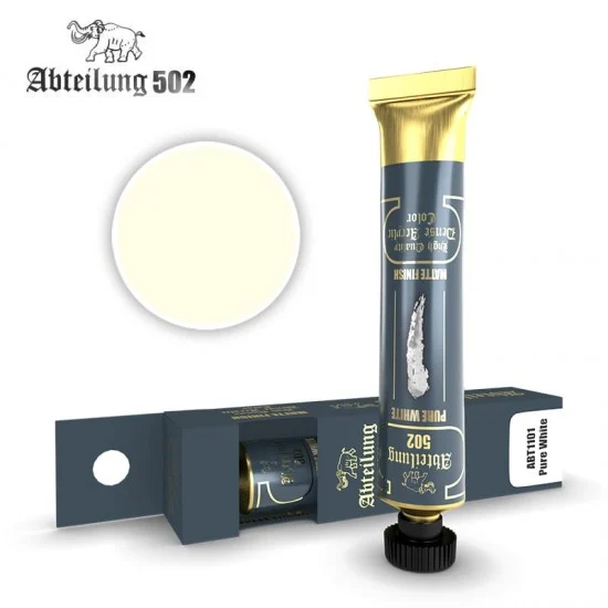 Abteilung 502 ABT1101 High Quality Dense Acrylic Paint - Pure White (20ml tube)