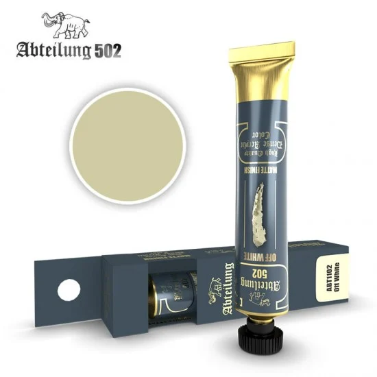 Abteilung 502 ABT1102 High Quality Dense Acrylic Paint - Off White (20ml tube)