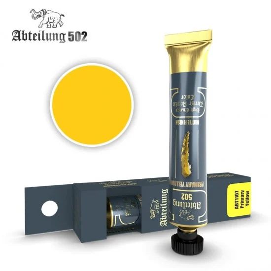 Abteilung 502 ABT1107 High Quality Dense Acrylic Paint - Primary Yellow (20ml tube)