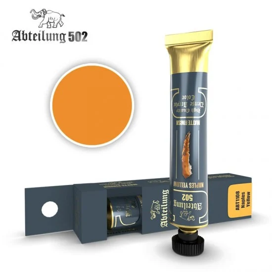 Abteilung 502 ABT1108 High Quality Dense Acrylic Paint - Naples Yellow (20ml tube)