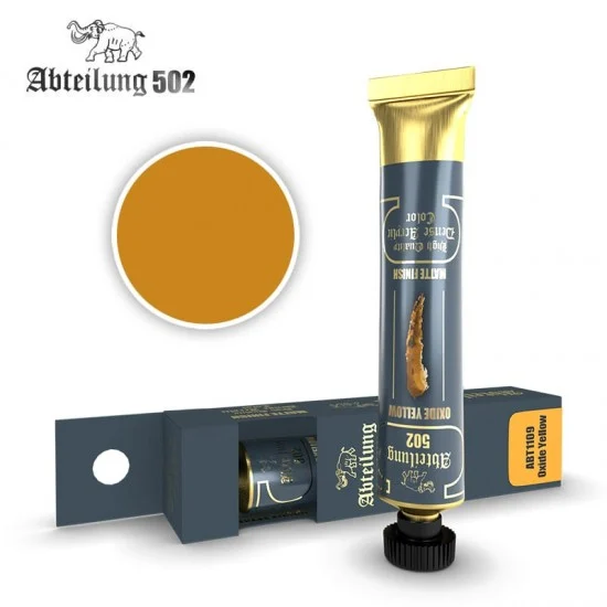 Abteilung 502 ABT1109 High Quality Dense Acrylic Paint - Oxide Yellow (20ml tube)