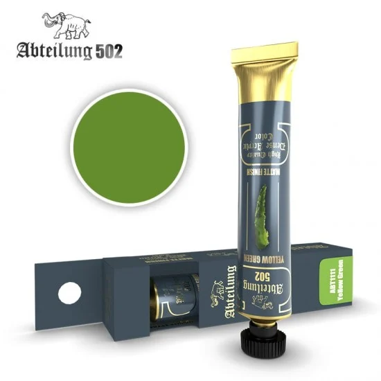 Abteilung 502 ABT1111 High Quality Dense Acrylic Paint - Yellow Green (20ml tube)