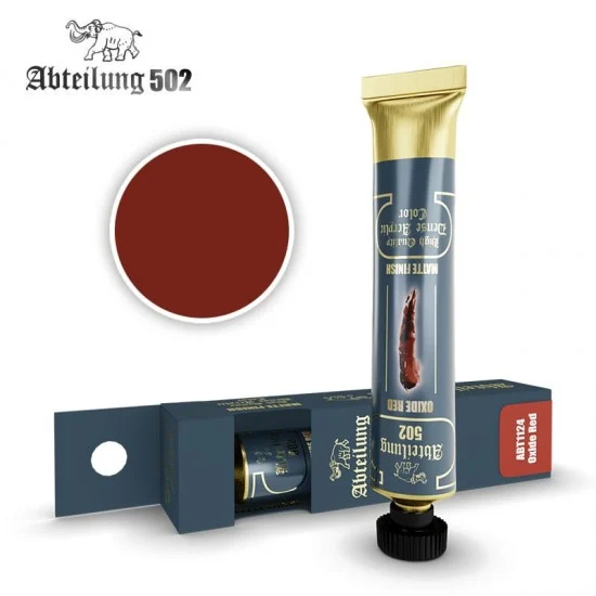 Abteilung 502 ABT1124 High Quality Dense Acrylic Paint - Oxide Red (20ml tube)