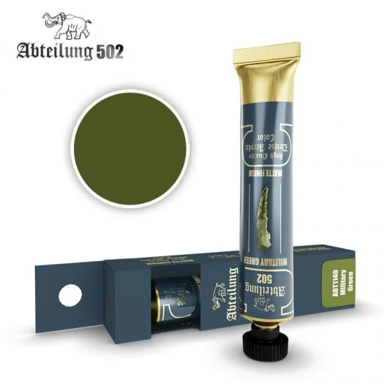 Abteilung 502 ABT1140 High Quality Dense Acrylic Paint - Military Green (20ml tube)