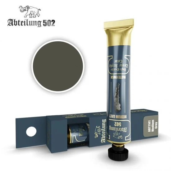Abteilung 502 ABT1141 High Quality Dense Acrylic Paint - Medium Grey (20ml tube)