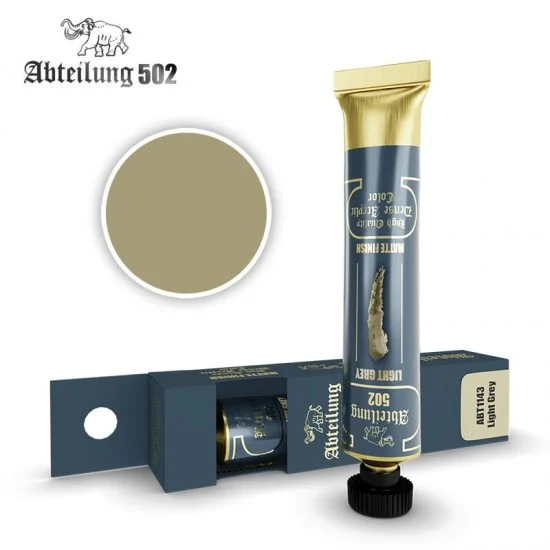 Abteilung 502 ABT1143 High Quality Dense Acrylic Paint - Light Grey (20ml tube)