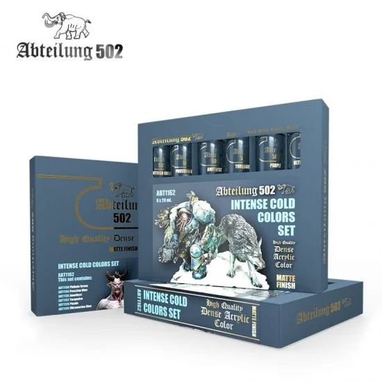 Abteilung 502 ABT1162 High Quality Dense Acrylic Paint Set - Intense Cold