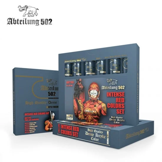 Abteilung 502 ABT1167 High Quality Dense Acrylic Paint Set - Intense Red