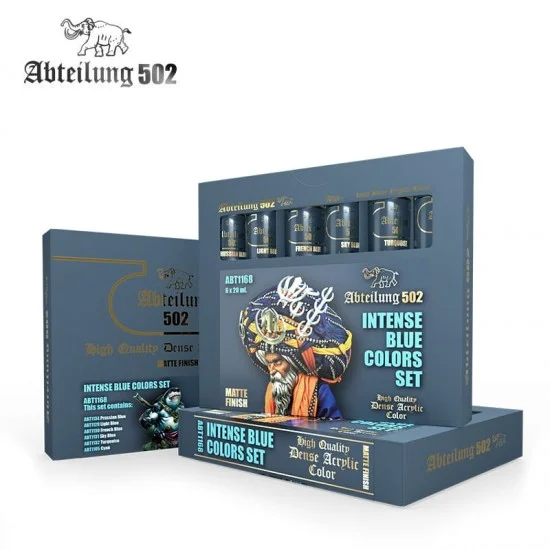 Abteilung 502 ABT1168 High Quality Dense Acrylic Paint Set - Intense Blue