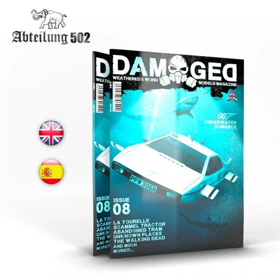 Abteilung 502 ABT728 Damaged Magazine Issue No.08 Worn and Weathered Models (English, 72 pages) - Modelling Publication