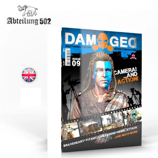Abteilung 502 ABT734 Damaged Magazine Issue No.9 - Camera and Action (English, 72 pages)