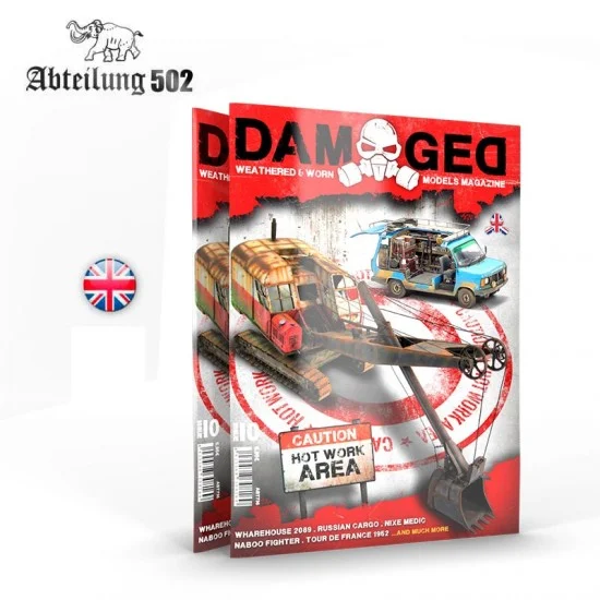 Abteilung 502 ABT736 Damaged Magazine Issue No.10 - Worn and Weathered Models (English, 72 pages)