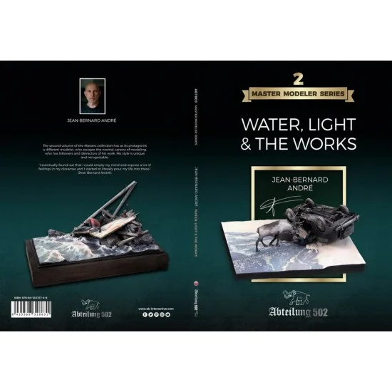 Abteilung 502 ABT803 Master Modeler Series #2 Water, Light & The Works By Jean Bernard Andre (English, 216 pages) - Modelling Publication