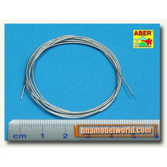 Aber TCS06 Stainless Steel Towing Cables (Diameter: 0.6mm, Length: 1 meter) - Hobby Tools & Supplies