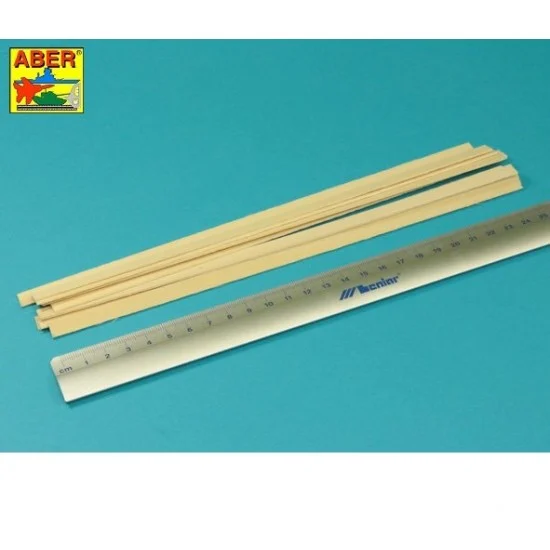 Aber WL1x8 Limewood Slats (1 x 8 x 245mm, 9pcs) - Hobby Tools & Supplies