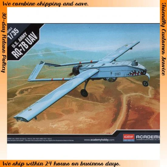 Academy 12117 1/35 US Army RQ-7B Shadow UAV Unmanned Aerial Vehicle