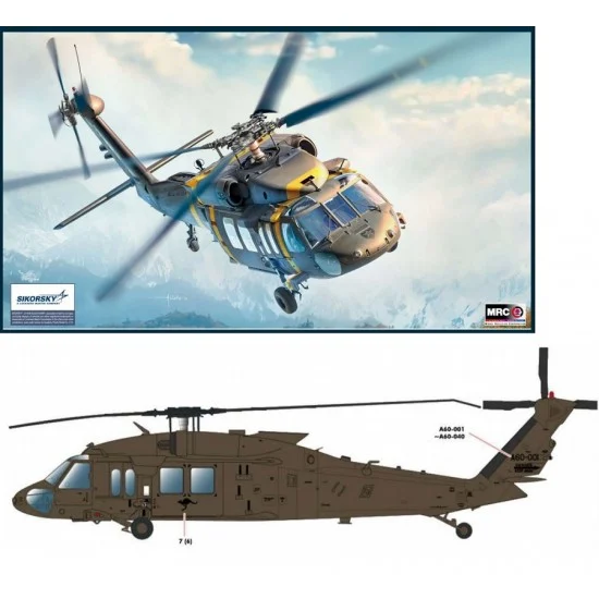Academy 12135 1/35 UH-60M Black Hawk Helicopter with Aus Decals