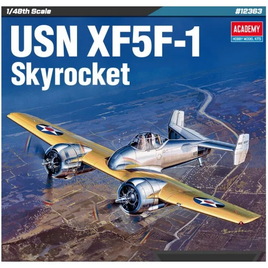 Academy 12363 1/48 USN Grumman XF5F-1 Skyrocket Naval Fighter