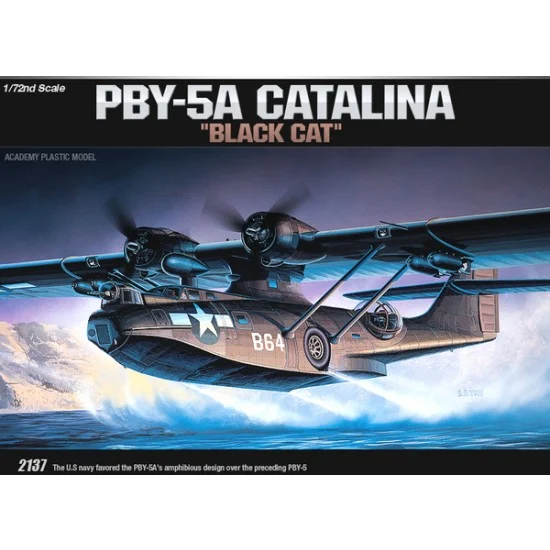 Academy 12487 1/72 Consolidated PBY-5A Catalina "Black Cat"