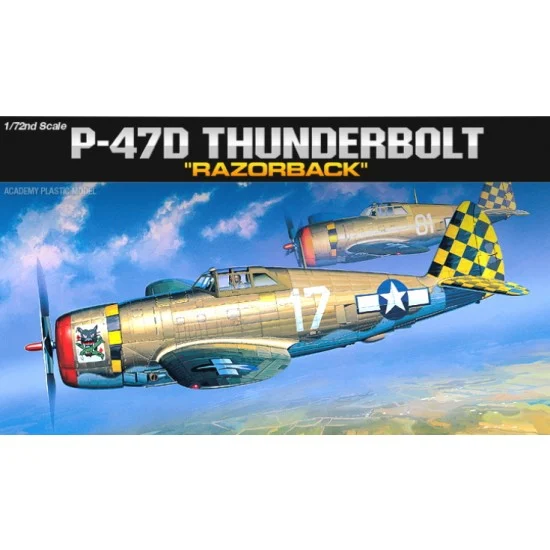 Academy 12492 1/72 Republic P-47D Thunderbolt 'Razorback'
