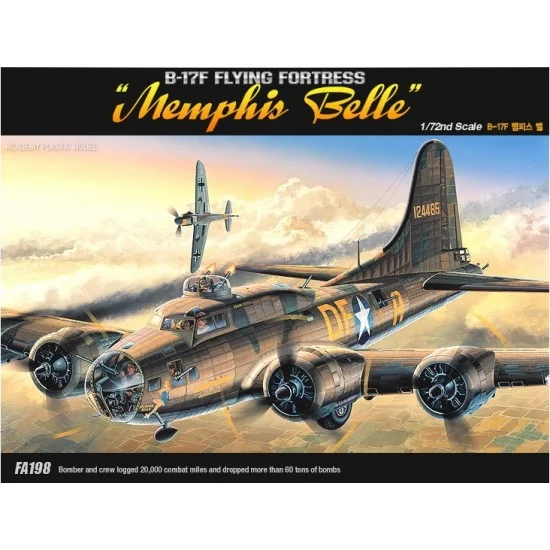 Academy 12495 1/72 Boeing B-17F Flying Fortress 'Memphis Belle'