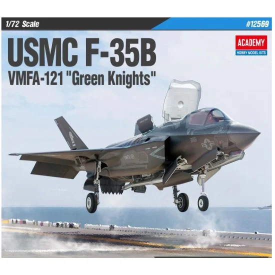 Academy 12569 1/72 USMC Lockheed Martin F-35B Lightning II VMFA-121 "Green Knight"
