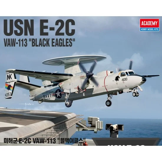 Academy 12623 1/144 USN Northrop Grumman E-2 Hawkeye VAW-113 Black Eagles