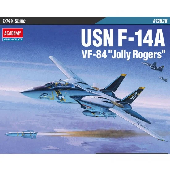 Academy 12626 1/144 US Navy Grumman F-14A Tomcat VF-84 Jolly Rogers