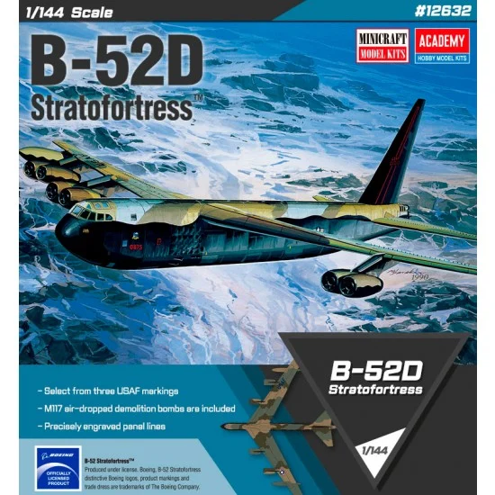 Academy 12632 1/144 USAF Boeing B-52D Stratofortress