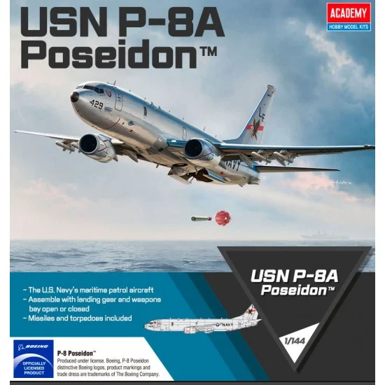 Academy 12635 1/144 USN P-8A Poseidon