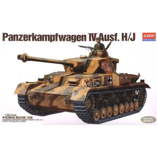 Academy 13234 1/35 Panzer IV Ausf H/J - Military Vehicles & Tanks