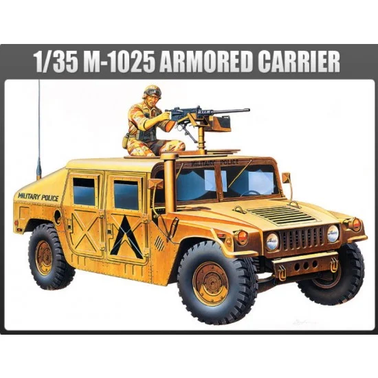Academy 13241 1/35 M1025 Hummer Armoured Carrier - Military Vehicles & Tanks