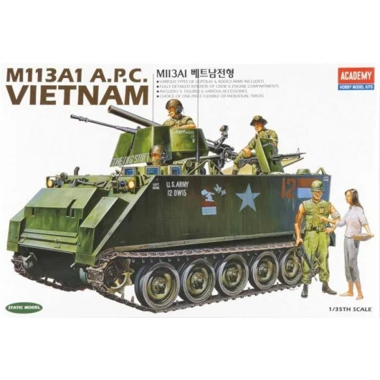 Academy 13266 1/35 US M113 Vietnam Version w/Australian Decals - Military Vehicles & Tanks