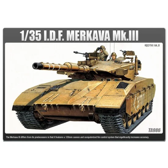 Academy 13267 1/35 Merkava MKIII Israeli Defence Force (IDF) - Military Vehicles & Tanks