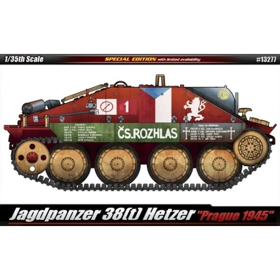 Academy 13277 1/35 Jagdpanzer 38(t) Hetzer "Prague 1945" - Military Vehicles & Tanks