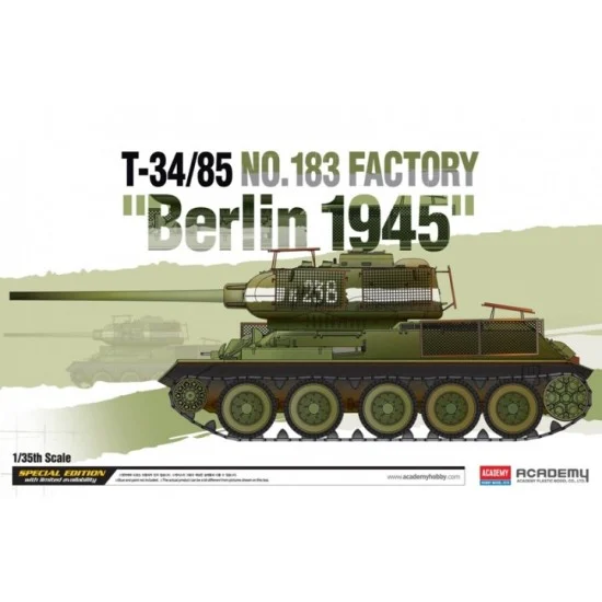 Academy 13295 1/35 Russian T-34/85 No.183 Factory "Berlin 1945"