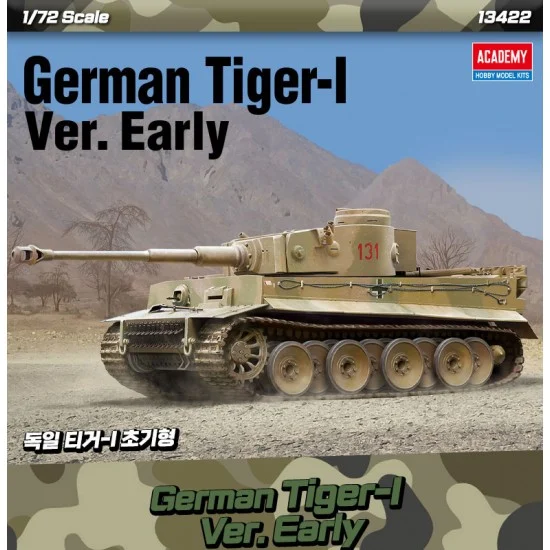 Academy 13422 1/72 German Tiger I Early Heavy Tank - Military Vehicles & Tanks