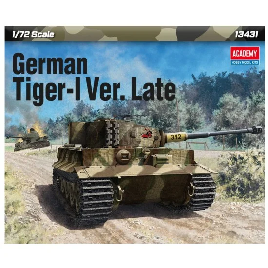 Academy 13431 1/72 German Tiger I Late - Military Vehicles & Tanks