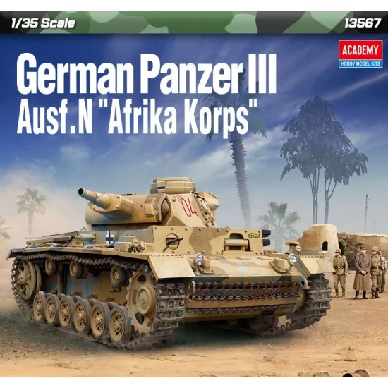 Academy 13567 1/35 German Panzer III Ausf.N - Military Vehicles & Tanks