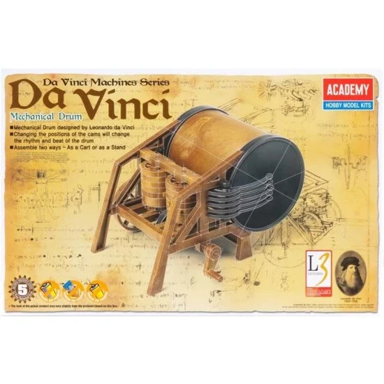 Academy 18138 Da Vinci Mechanical Drum - Sci-fi & Educational Toys