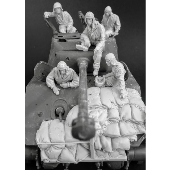 AC Models 35059 1/35 US Sherman ETO Late (5 figures) - Model Figures