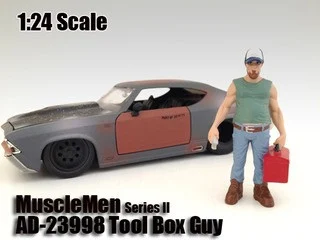 Musclemen "Tool Box Guy" Figure For 1:24 Scale Models by American Diorama - Accessories